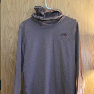 North Face cowl neck long sleeve top, size L